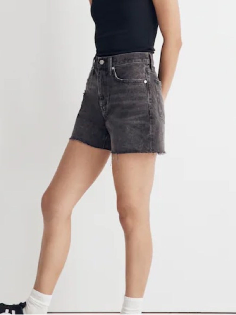 Madewell Relaxed Mid-Length Denim Shorts (NWOT)